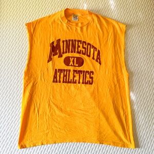 Vintage Minnesota Athletics Cutoff Tee